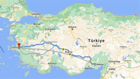 Adana izmir kaç saat otobüsle