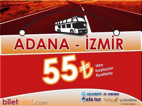 Adana izmir otobüs bileti