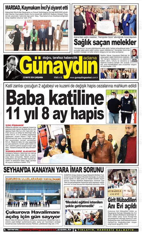 Adana yerel haber gazetesi