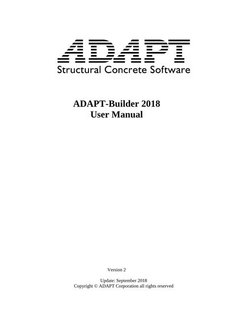Adapt mat 2018 Basic Manual