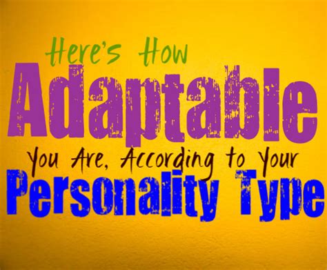 Adaptable Personality