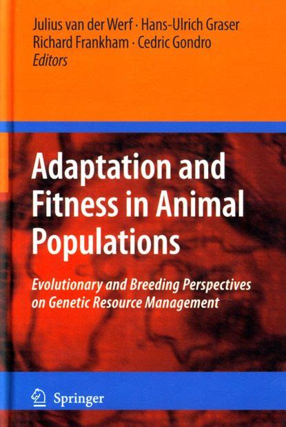Adaptation and Fitness in Animal Populations pdf