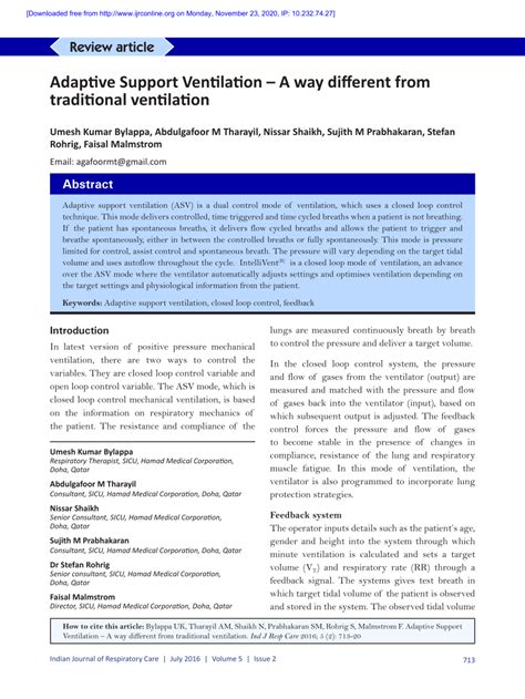 Adaptive Support Ventilation pdf
