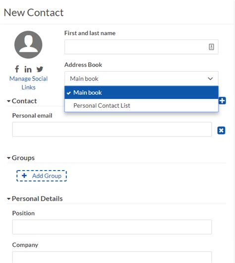 Add, edit, or delete contacts in AT&T Yahoo Mail