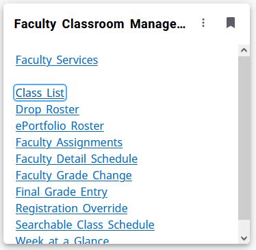 Add/Drop/Withdraw My Students SLCC