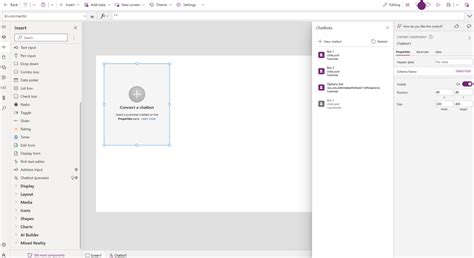 Add Chatbot control to your canvas app - Power Apps