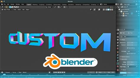 Add Custom Font In Blender Quick Tutorial YouTube