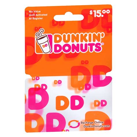 Add Dunkin Donuts Gift Card To App