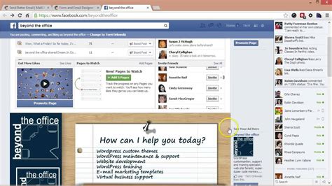 Add MailChimp Signup Form to Facebook Tab App YouTube