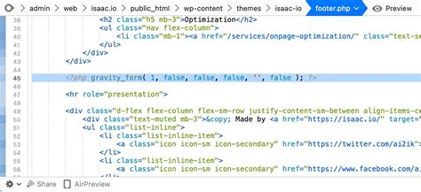 Add a Gravity Forms shortcode in WordPress [PHP] isaac.tips