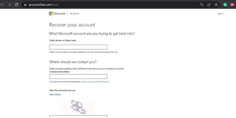 Add a Recovery Email Address to Your Microsoft Account