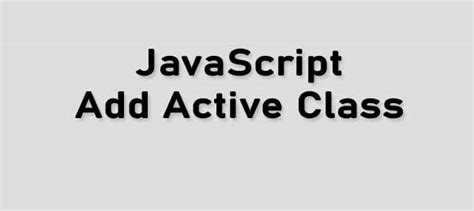 Add active class on scroll javascript. Jul 12, 2022 · So I want to change the active c...