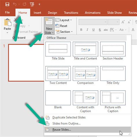 Add an Existing PowerPoint Presentation and Keep Its Formatting