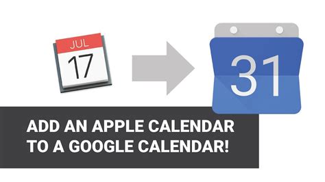 Add apple calendar to google calendar. Navigate over to the left-hand side menu and find My calendars. Click the three dots next to the name of the Google Calendar you want to export. Click Settings and sharing. Click Import & export ... 