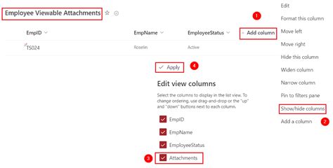 Add attachment column to sharepoint list.  (I'd like to setup an approv...
