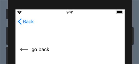 Add back button to navigation bar programmatically swift.  We create the custom Back butto...