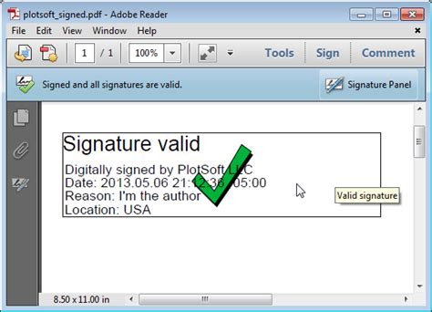 Add digital signature to pdf