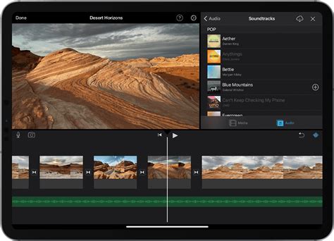 Add music and soundtracks in iMovie on iPad - Apple Support