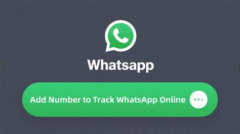 Add number to track whatsapp.  Moreover, the application has a wide range of features to work...