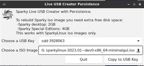 Add persistence to live usb.  Sep 5, 2023 · Enjoy live USB with persistence ...