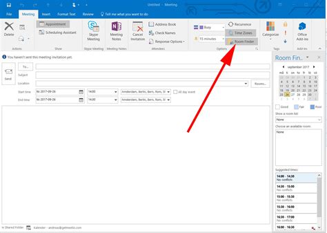 This is how you use it: Open the Room Finder: go to Outlook Ca