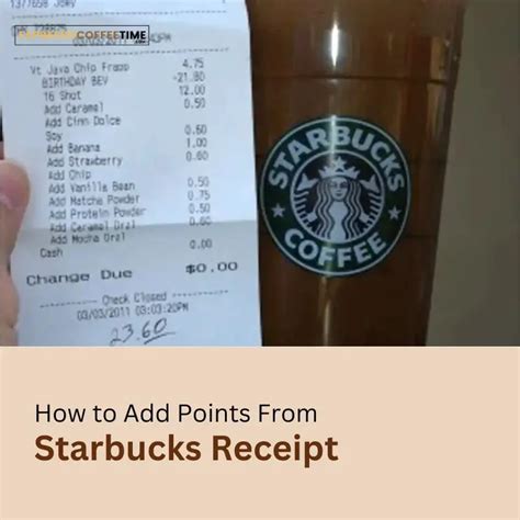 To upload a Starbucks receipt to earn points, log in to your Starbucks Rewards account on the Starbucks app or website. Then, select “Receipts” and follow the prompts to upload a photo of your receipt. If the receipt is eligible for points, they will automatically be added to your account.. 