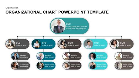 Add to Cart Organization Chart Template PPT Presentation
