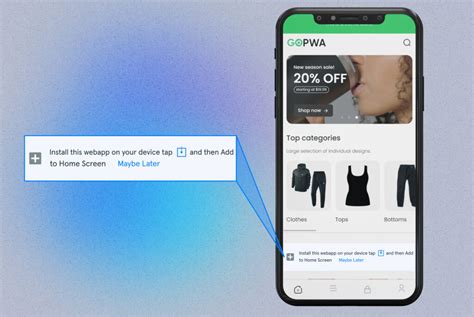 Add to home screen popup pwa react.  This tutorial is using VueJS, but you can use the sam...