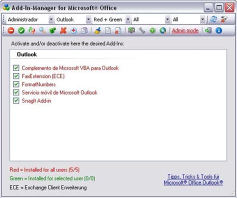 Add-In-Manager for Windows