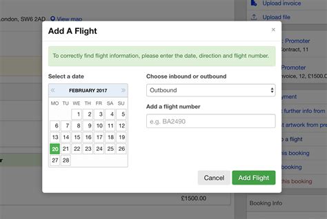 Adding Flight Information Overture Blog