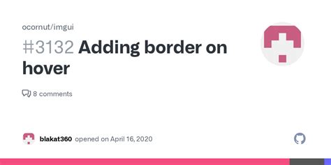 Adding border on hover · Issue #3132 · ocornut/imgui …