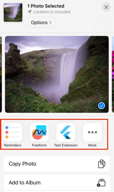 Adding iOS app extensions Flutter