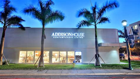 Addison house. Luxury furniture store representing top Italian manufacturers with three showrooms in South Florida, dedicated to luxury living for every style 