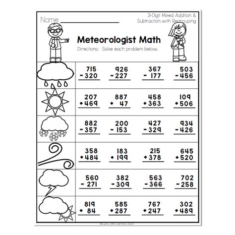 Addition And Subtraction With Regrouping 2nd Grade