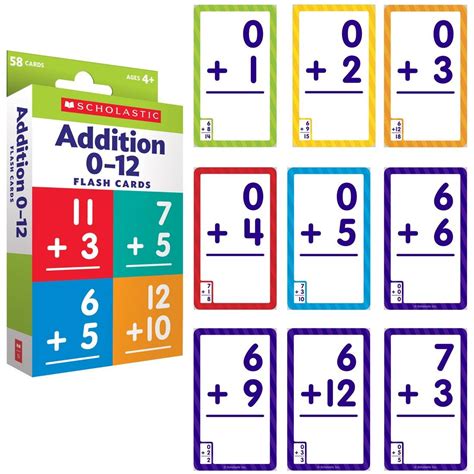 Addition Flash Cards Addition Flash Cards 012 Scholastic Teaching