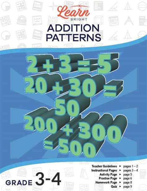 Addition Patterns, Free PDF Download Learn Bright