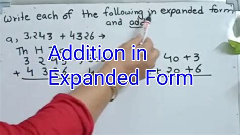 Addition by expanded form YouTube