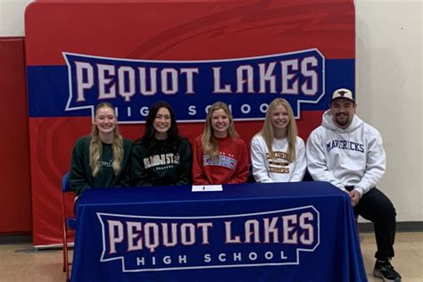 Additional five Pequot Lakes athletes sign college letters