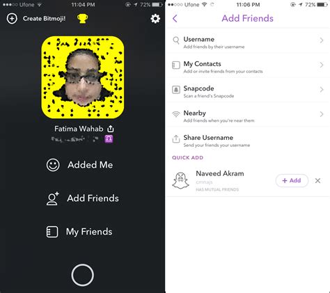 Addmeonsnapchat. Both phrases are commonly used in informal communication to ask someone to add the speaker as a friend on Snapchat. 'Add me on Snapchat' is the more widely accepted and commonly used phrase, while 'add me up on Snapchat' is less common but still understandable. Both phrases convey the same meaning and can be used interchangeably in casual ... 