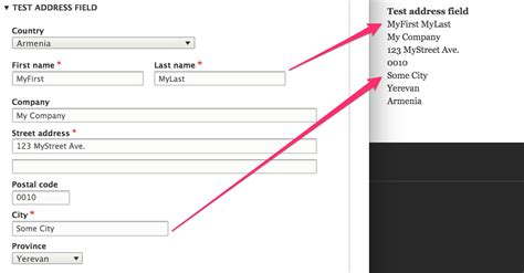 Address Formats Drupal Commerce documentation