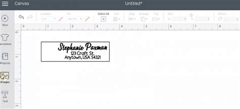 Address Labels with Cricut Crafting in the Rain