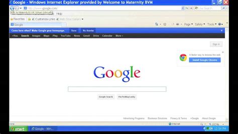 Address bar not showing in internet explorer