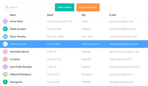 Address book online. You can use powerful Address Book filters to precisely sort contacts that you need from the entire list. Being able to quickly filter out your clients by ... 