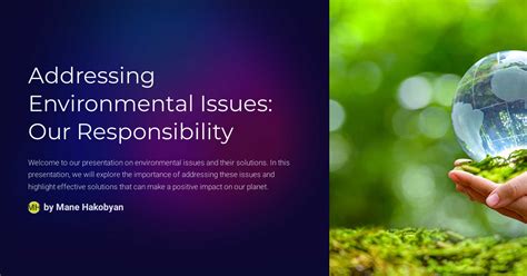 Addressing Environmental Concerns: A Better Approach