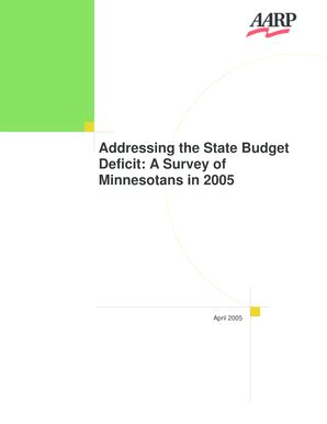 Addressing the State Budget Deficit A Survey of Minnesotans in 2005