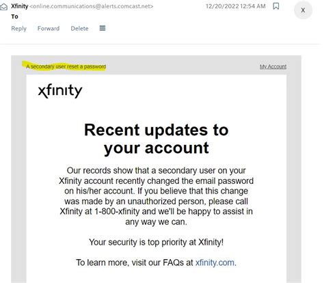 Addressing the Xfinity Data Breach