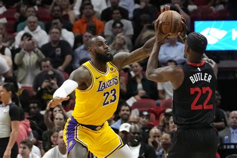 Adebayo has triple-double, Butler scores 28, Heat hold off LeBron and the Lakers 108-107