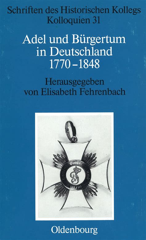 Adel und bürgertum in deutschland 1770 1848. - De la précarité de la presse ou le citoyen menacé.