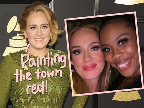 Adele is seen for the first time in months at Oscar afterparty