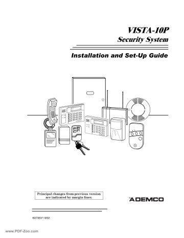 Ademco vista 10p installation and setup guide. - Microsoft excel specialist exam guide 2015.
